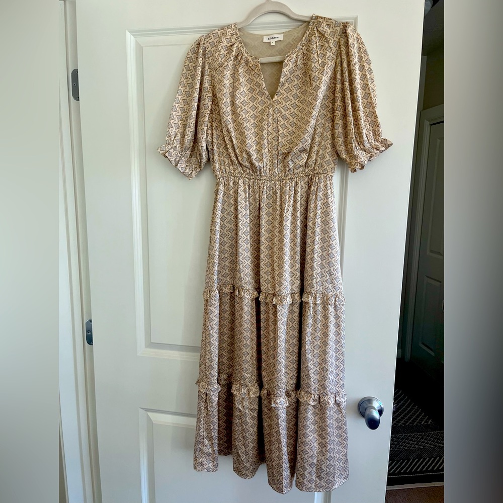 Bohme Satin Midi Dress